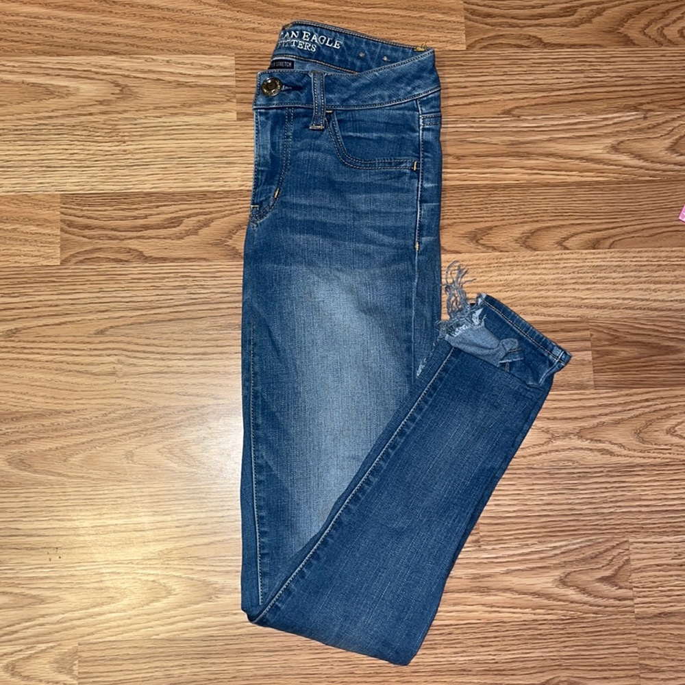 American Eagle Outfitters super stretch jeans. Size 0.